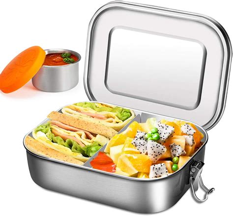 amazon stainless steel bento box|stainless steel bento lunch boxes.